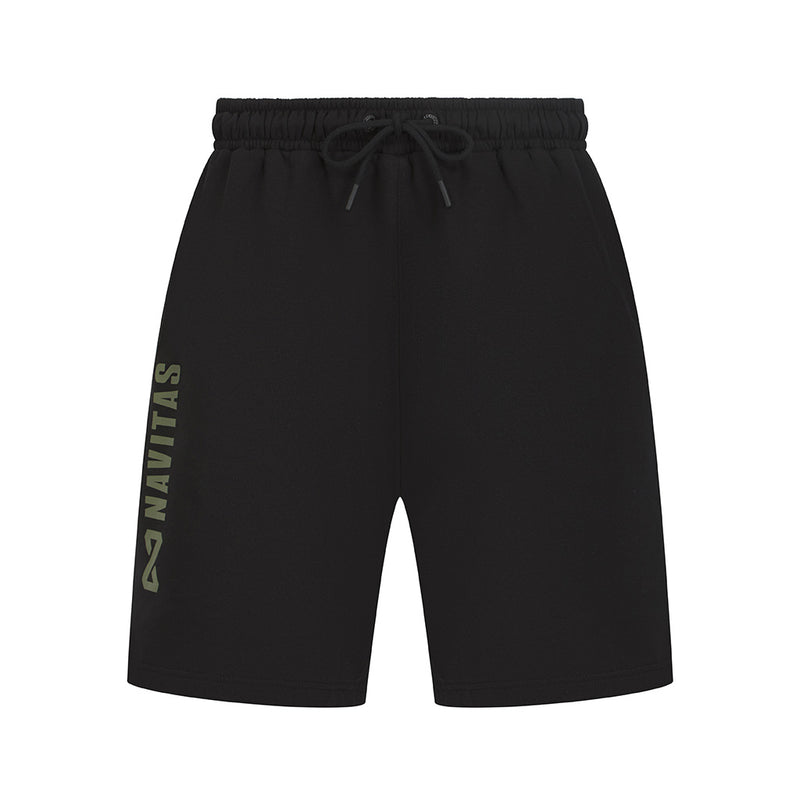Core Black Jogger Shorts