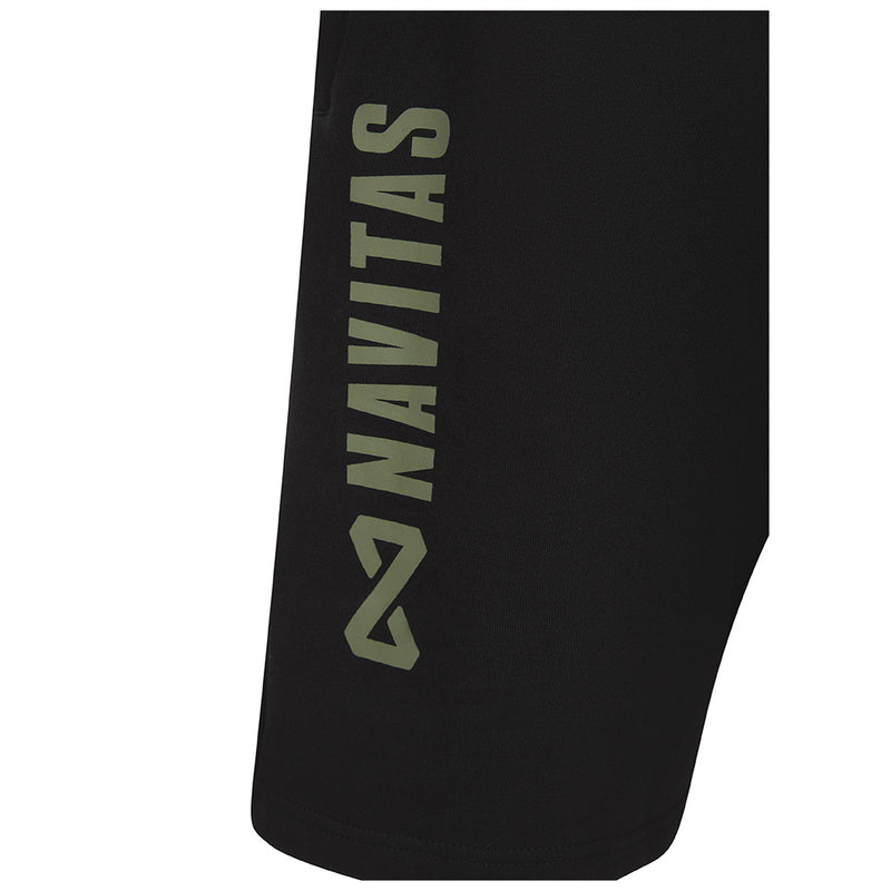 Core Black Jogger Shorts