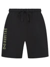 Core Black Jogger Shorts