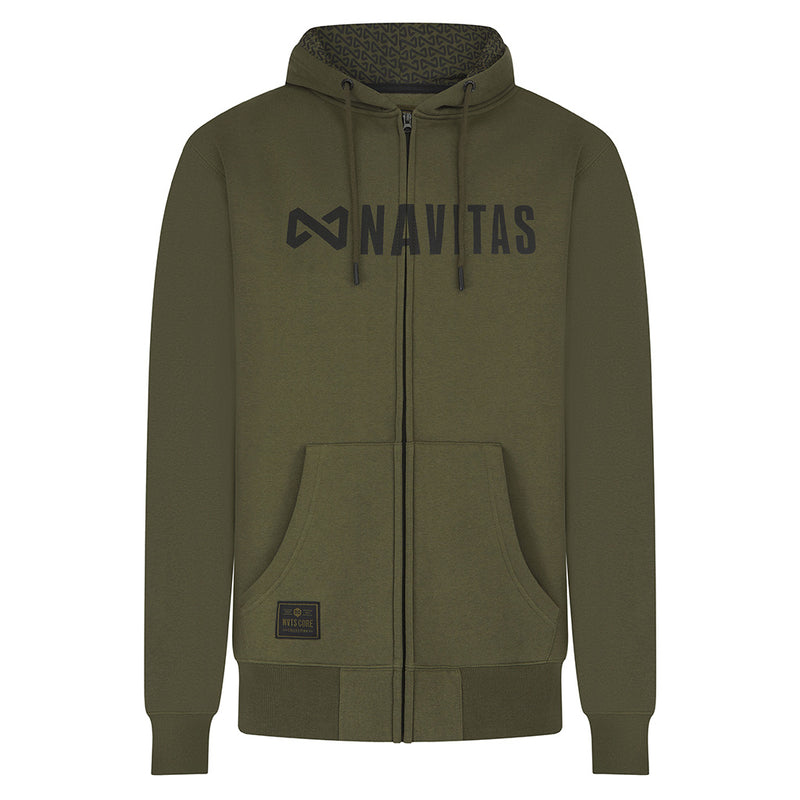 CORE Green Zip Hoody