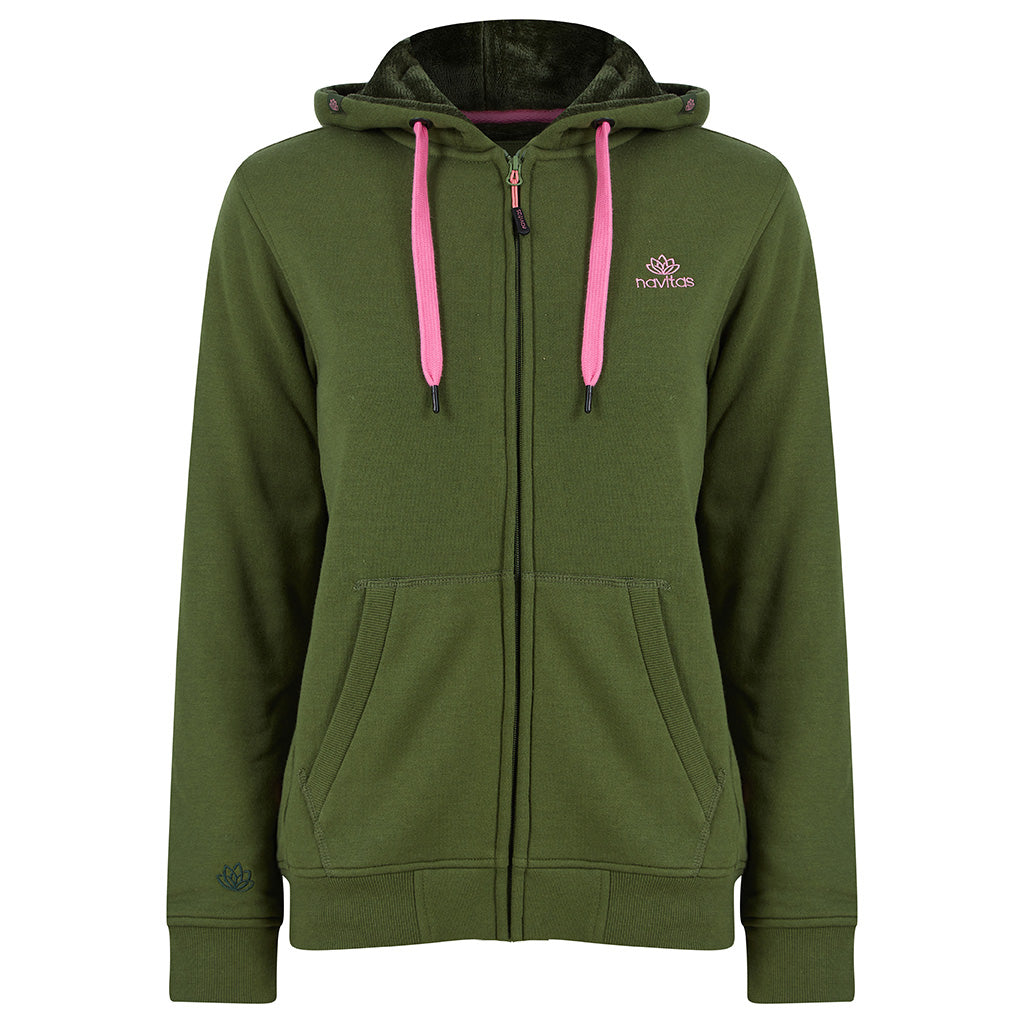 Womens Sherpa Zip Hoody