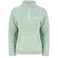 Womens Sherpa Pullover Light Green