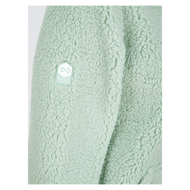 Womens Sherpa Pullover Light Green