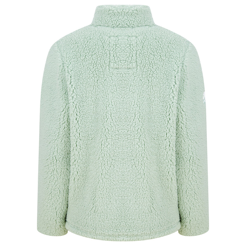 Womens Sherpa Pullover Light Green