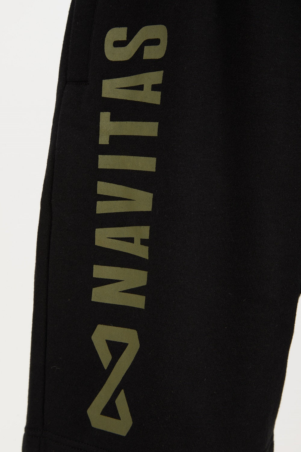 Core Black Jogger Shorts